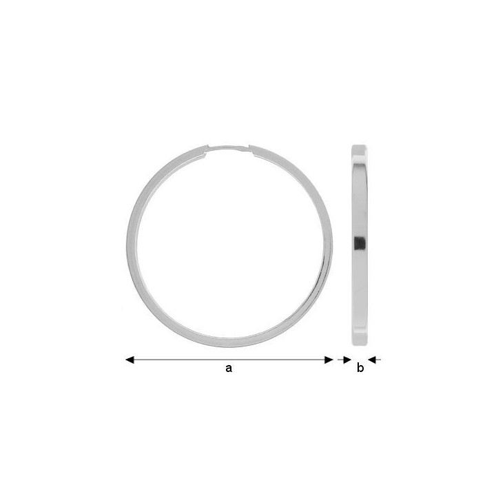 G0938-Veriga argint 925 45mm x 3.60mm-1 bucata