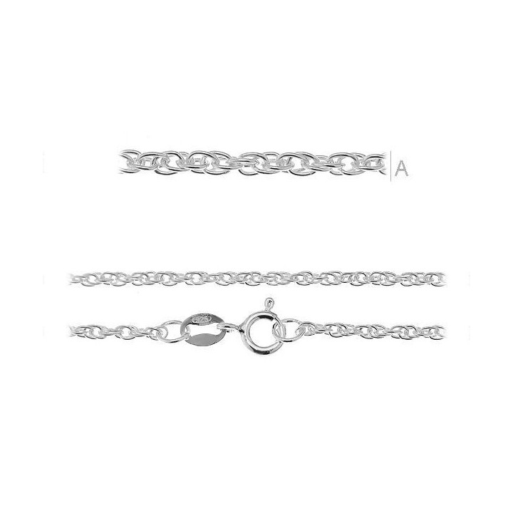 G0957-Bratara argint anchor 925 19cm x 5 mm 1 bucata