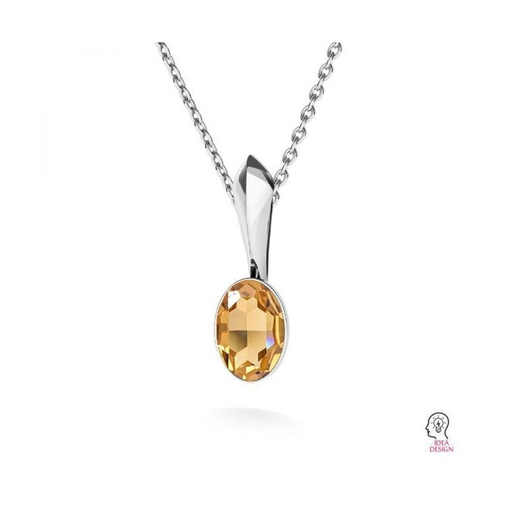 G0582-Leverback 4120 Oval Fancy Stone 8x6mm-1buc