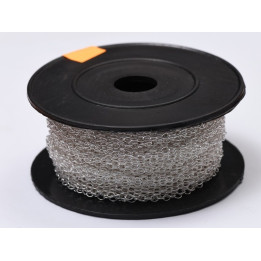 G1031-Lantisor zale rotunde 2.5mm x 0.5mm PRET 10 CM - bijuterii personalizate din argint | simoshop