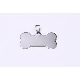 C014-Tag Os INOX 40x22mm-1 buc
