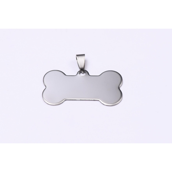 C014-Tag Os INOX 40x22mm-1 buc