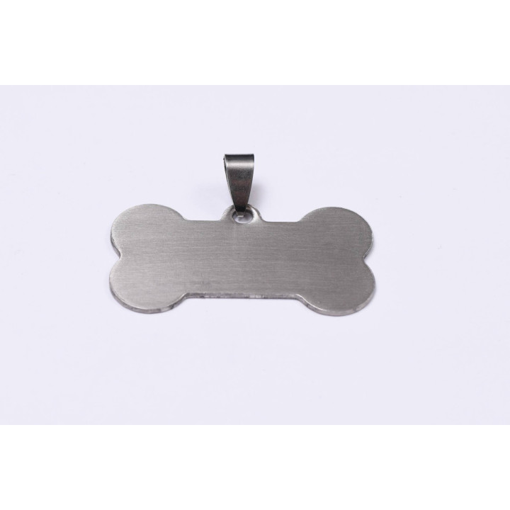 C014-Tag Os INOX 40x22mm-1 buc