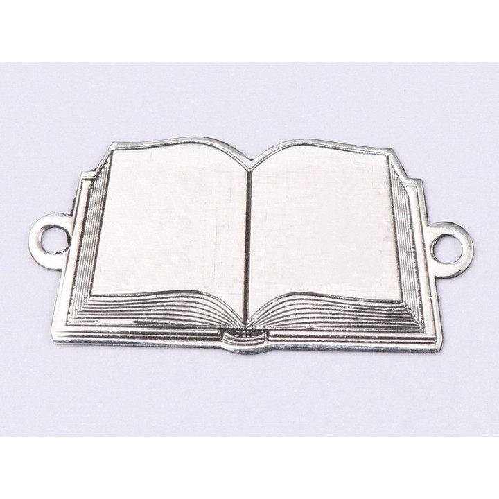 E0368 G Link din argint 925 carte deschisa 18x9mm 0.4mm