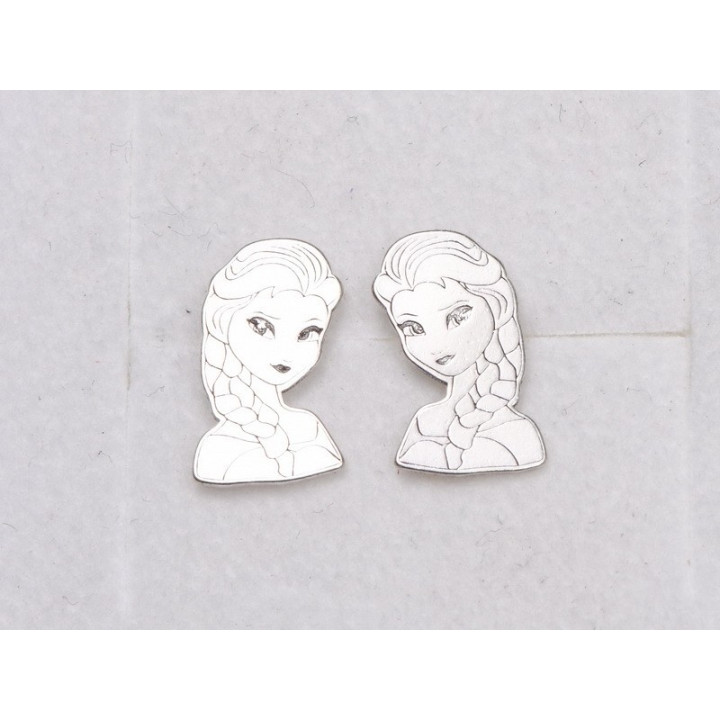 E0434 G Pereche de cercei Elsa 10mm 0.5mm