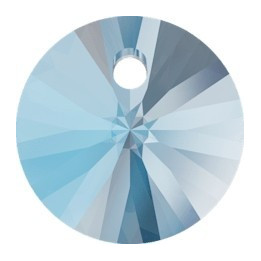 0035-SWAROVSKI ELEMENTS 6428 Aquamarine Shimmer 6mm-1 buc - bijuterii personalizate din argint | simoshop