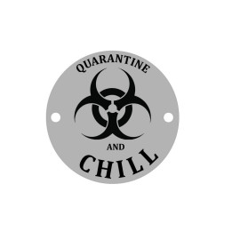 E0490 GS Link din argint de sezon Quarantine and Chill 16.5mm 0.33mm