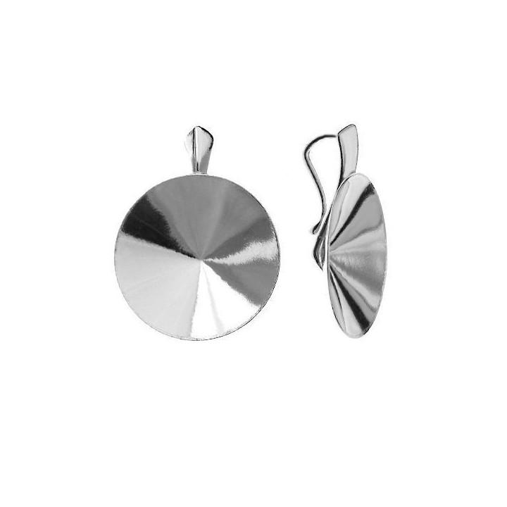 G0325-Baza pandantiv Swarovski rivoli 18mm - bijuterii personalizate din argint | simoshop