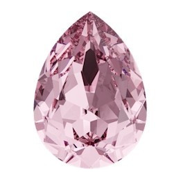 0804 -Swarovski Elements 4320 Light Rose Foiled 8x6mm