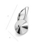G0330-Leverback Swarovski Rivoli 18MM NEW - bijuterii personalizate din argint | simoshop