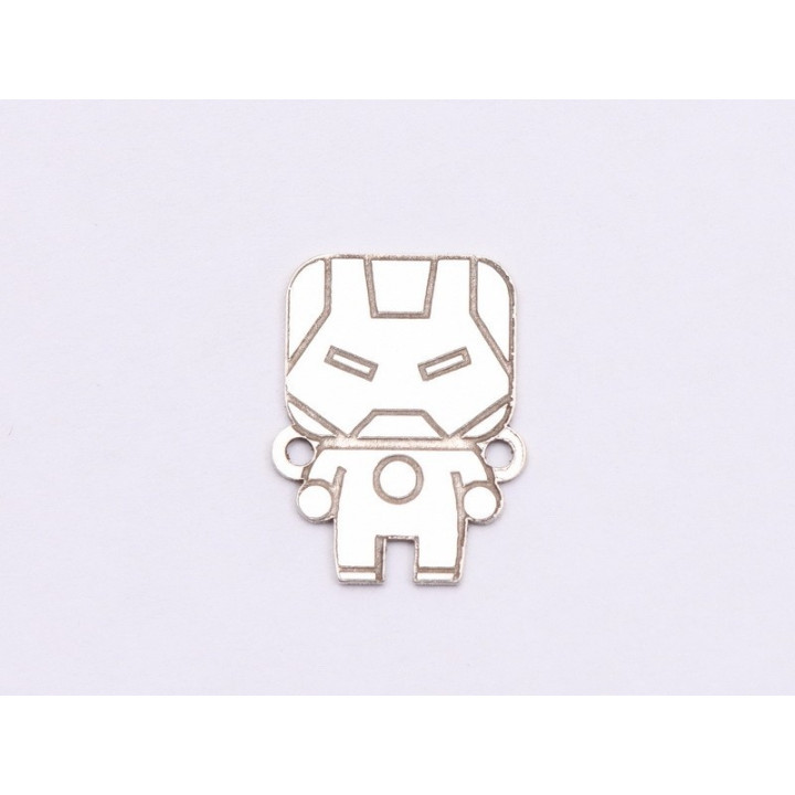 E0560 G Link lego superhero IronMan 14x11mm 0.5mm 1 buc