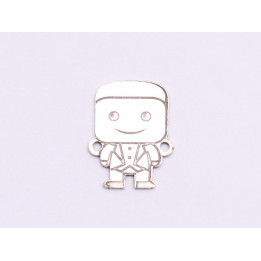 E0561 G Link lego superhero Jocker 14x11mm 0.5mm 1 buc