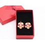SERVICIU LIPIRE 6 CRISTALE XIRIUS IN FORMA DE FLORICICA - PERECHE - bijuterii personalizate din argint | simoshop