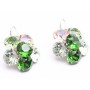 SERVICIU LIPIRE 6 CRISTALE XIRIUS IN FORMA DE FLORICICA - PERECHE - bijuterii personalizate din argint | simoshop