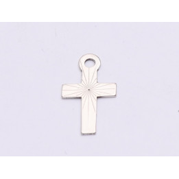 E0578 G Charm cruciulita din argint 15x9mm 0.5mm