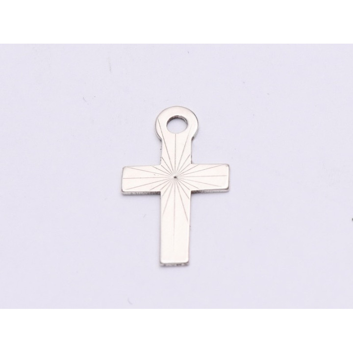 E0578 G Charm cruciulita din argint 15x9mm 0.5mm