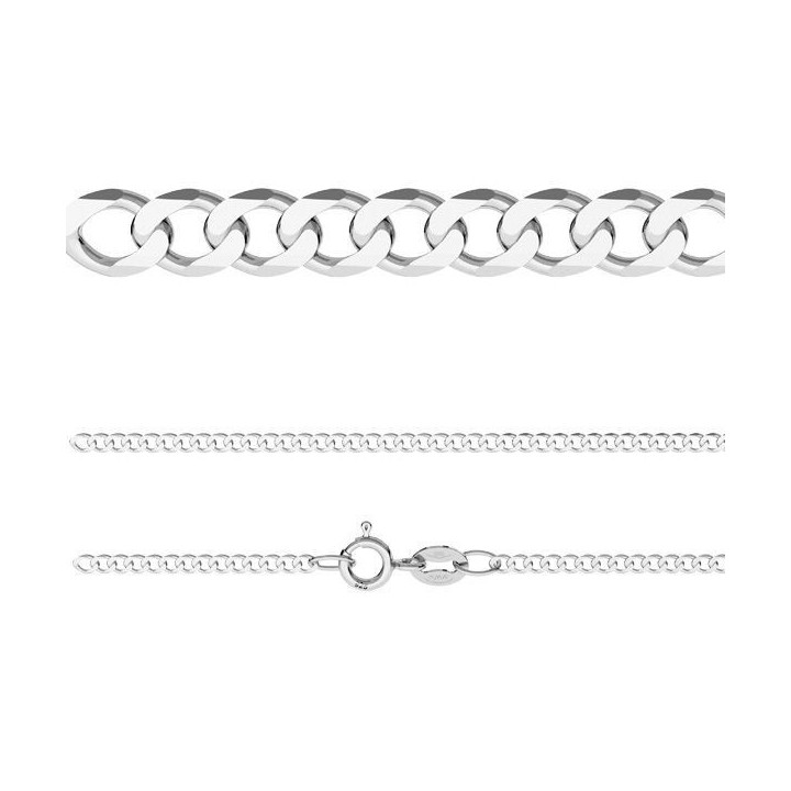 G1099-Bratara din argint 22 cm zale 1.85mm 1 buc - bijuterii personalizate din argint | simoshop