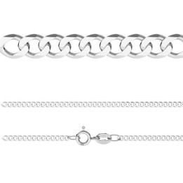 G1097-Bratara din argint 21 cm zale 1.85mm 1 buc - bijuterii personalizate din argint | simoshop