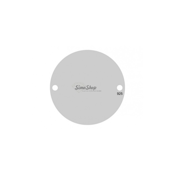 K030 N Charm banut argint cu o gaura 14mm 0.40mm