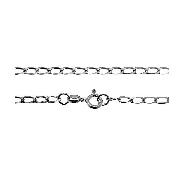 G2060-Bratara curb argint 925 2.6mm 20cm