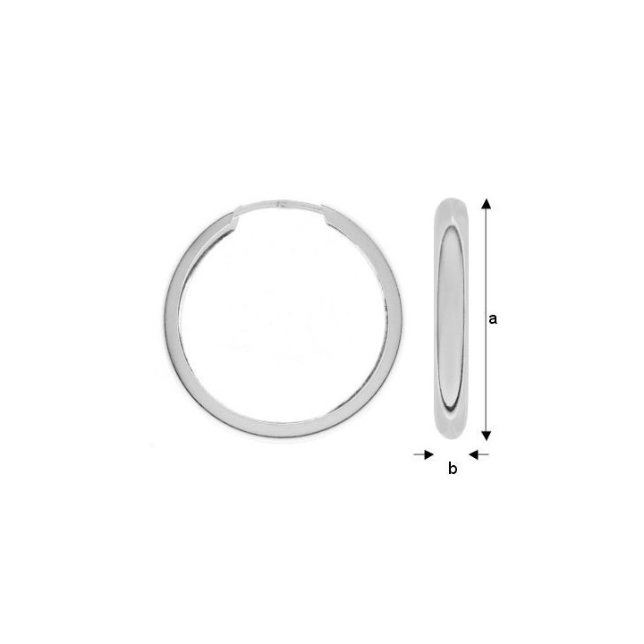G2073- Veriga din argint 925 26mm 4mm grosime -1 buc