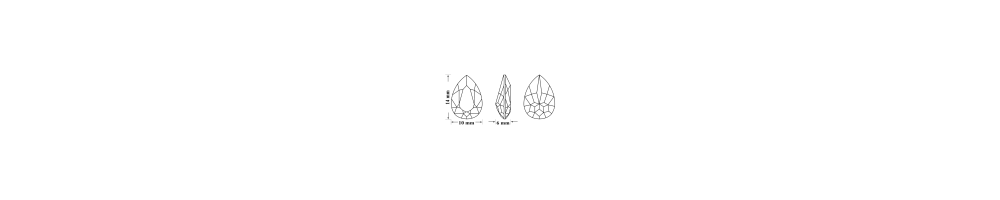 Cristale lacrima 4320 diverse dimensiuni
