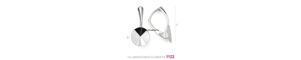Accesorii din argint Rivoli 11mm