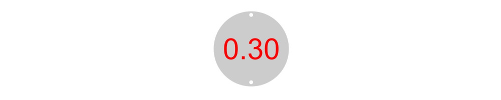 Link argint 0.30mm