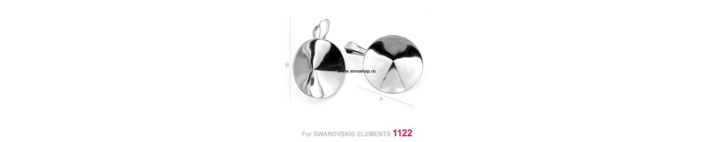 Accesorii din argint Rivoli 16mm