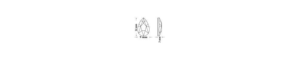 Pear 14x9mm